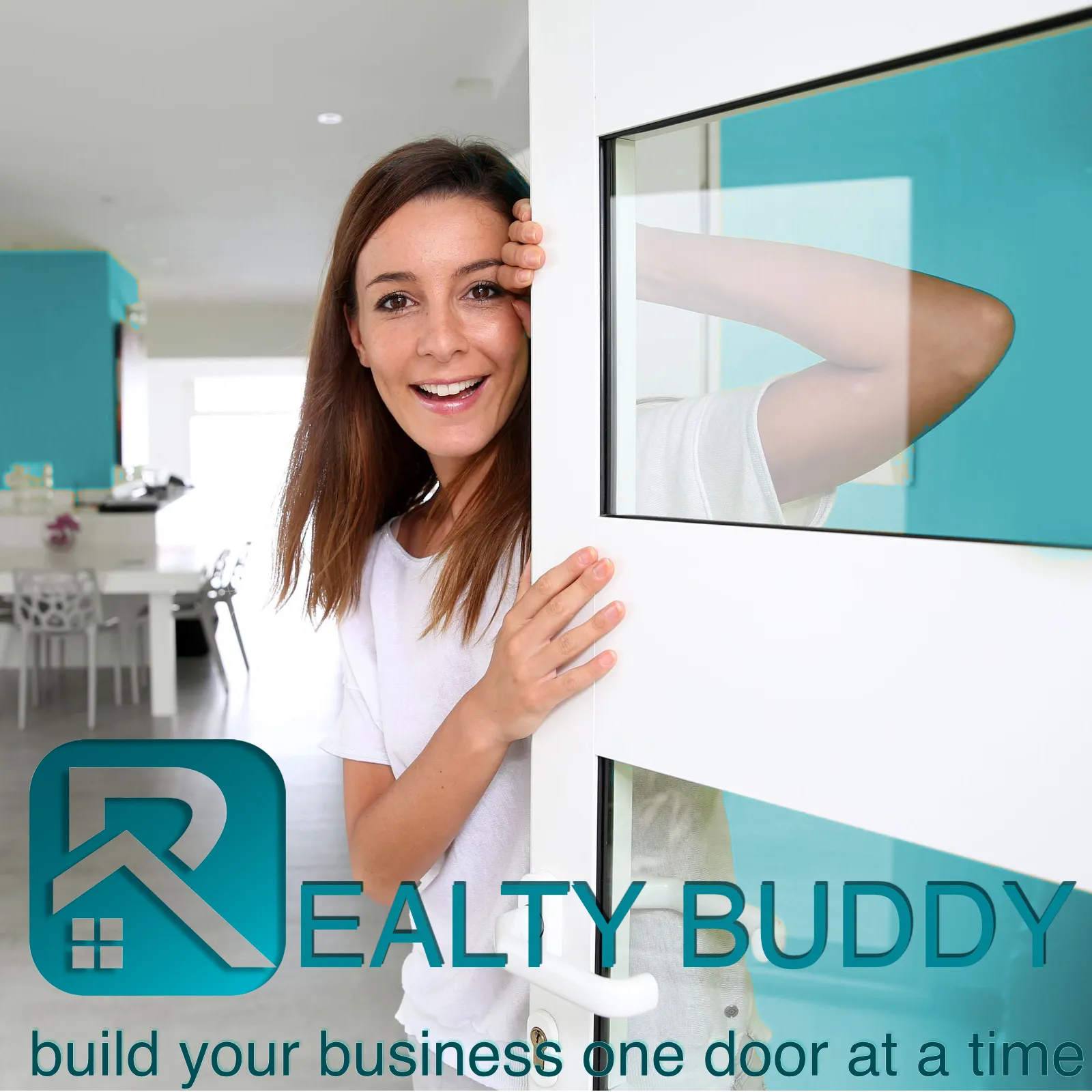 Real estate agent building business with door knocking prospecting strategy